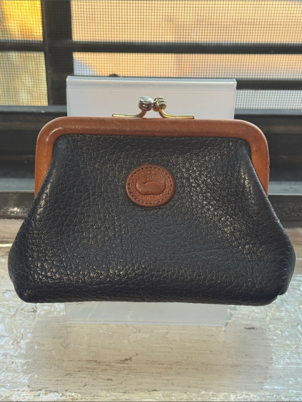 Dooney & Bourke vintage coin Kiss-Lock